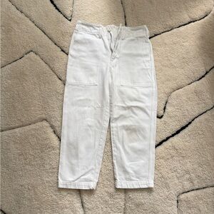 Uniqlo White Casual Pants